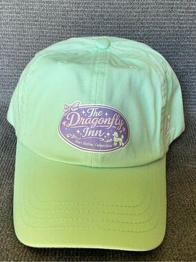 Gilmore Girls Custom The Dragonfly Inn Graphic Mint Russell Athletic Cap (NWOT)